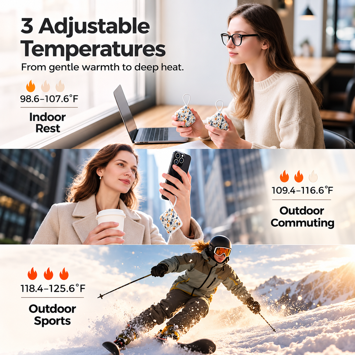 UT5 Nano Rechargeable Hand Warmers 2-Pack