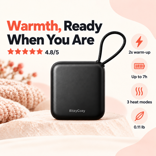UT5 Nano Rechargeable Hand Warmers 2-Pack